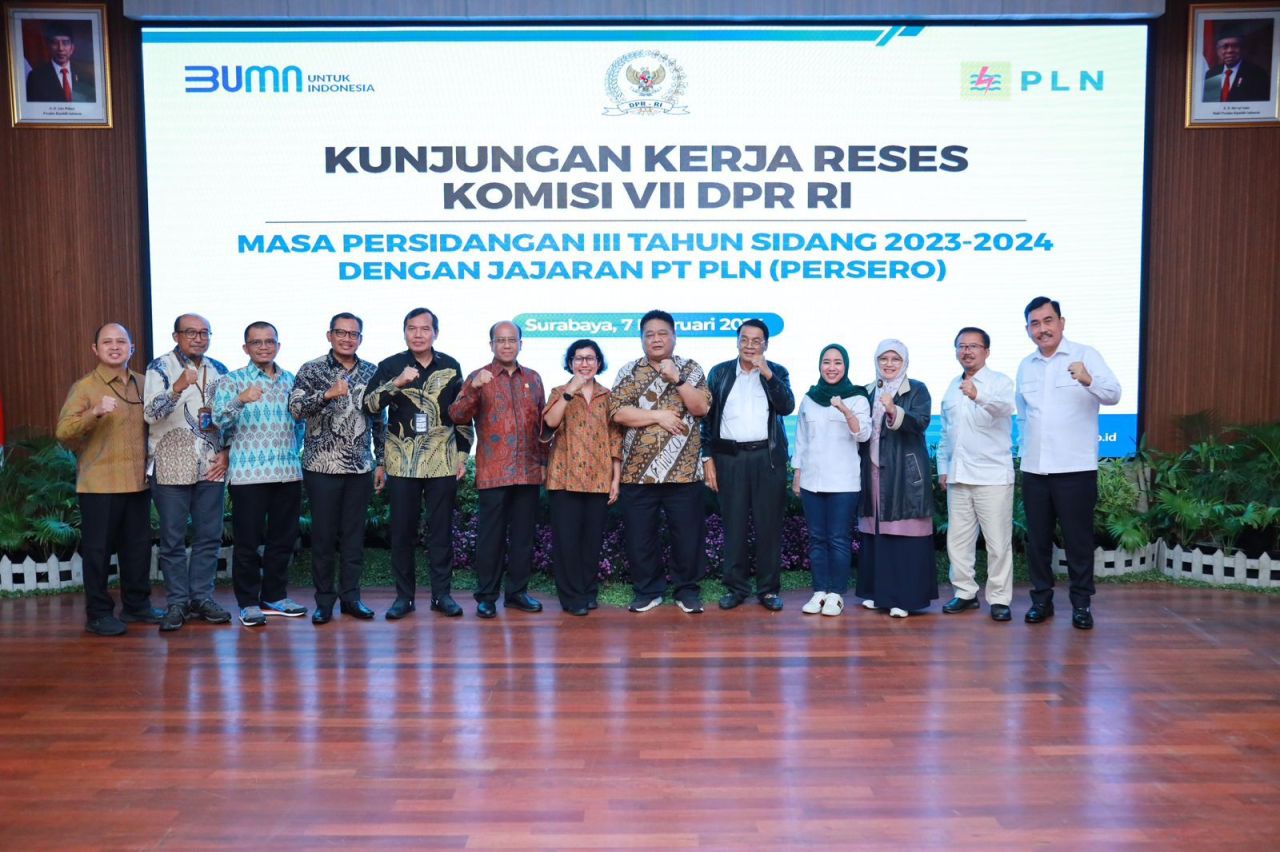 Komisi VII DPR RI apresiasi kinerja kelistrikan di Jawa Timur dalam kunjungan reses, Rabu (7/2). (Foto: PLN for Jatimkini.com)