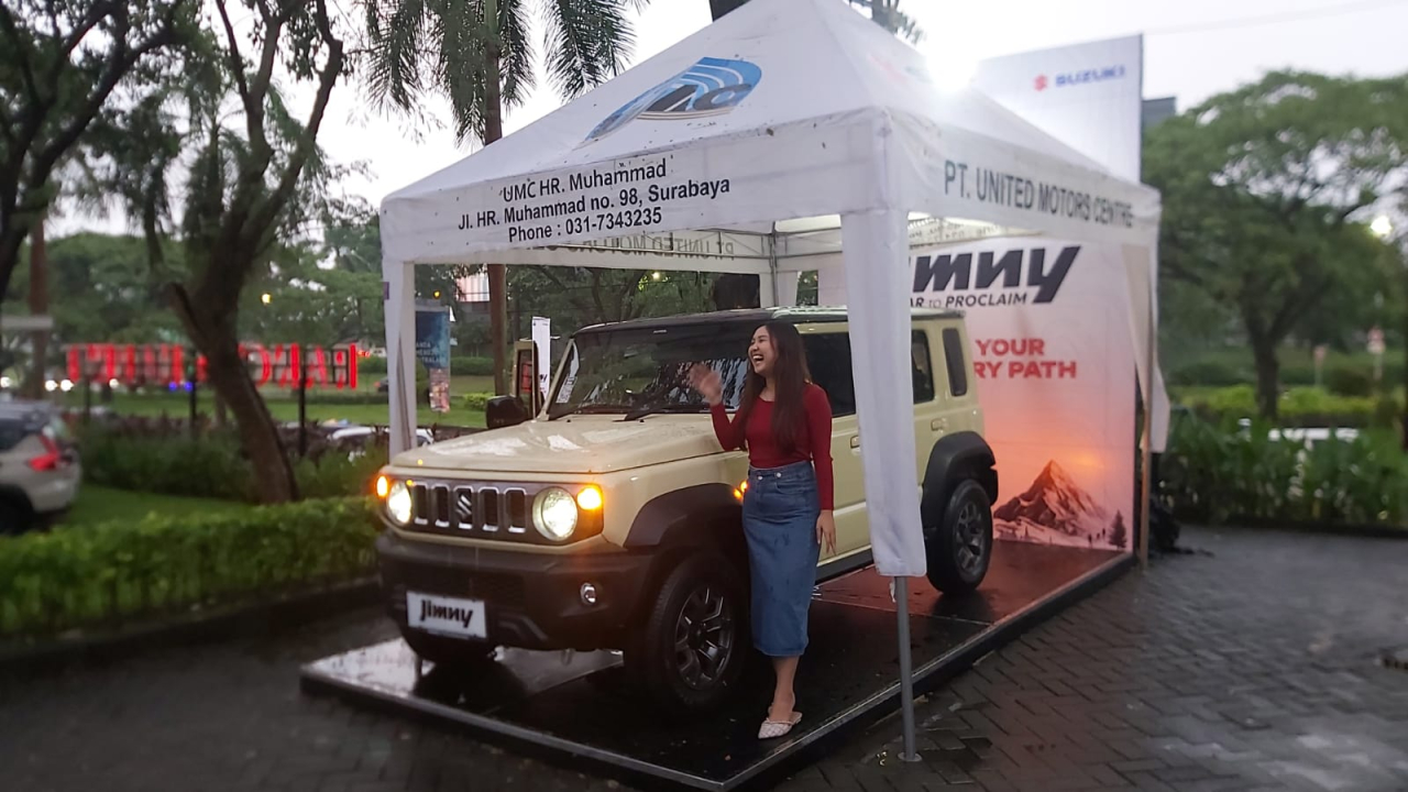 Penampakan Suzuki Jimny 5-Door di Customer Gathering Surabaya, Sabtu (17/2/2024). Foto : -istimewa