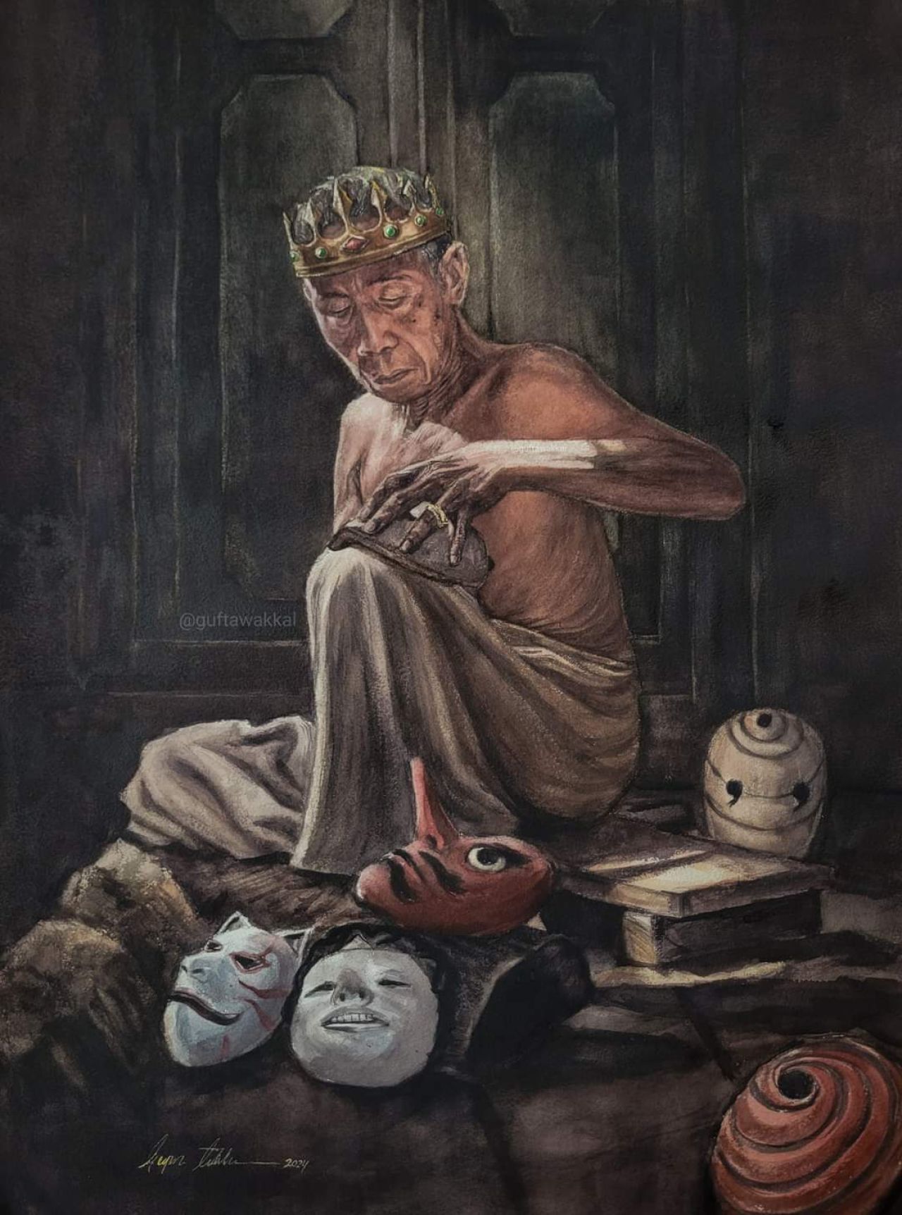 Lukisan karya Guf Tawakal