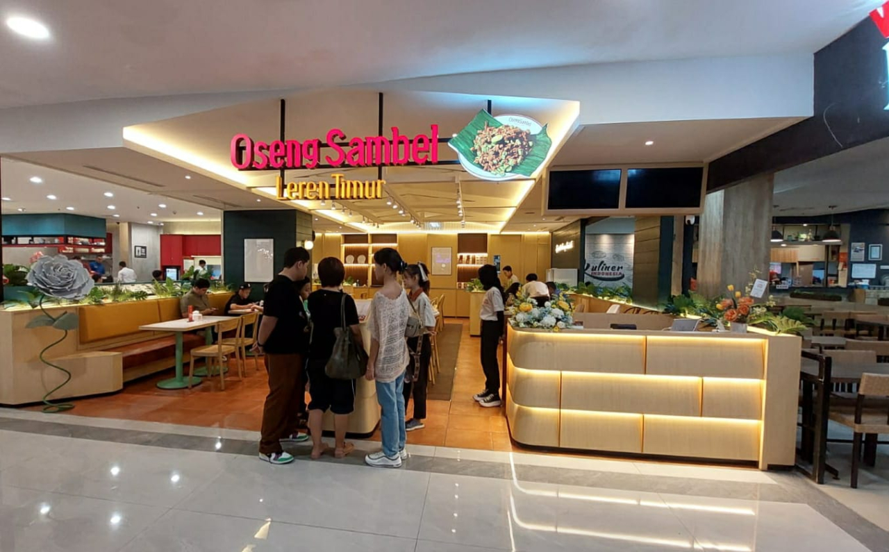 Salahs atu gerai resto di BG Junction yang menjadi anggota Apkrindo Jatim. Foto : istimewa