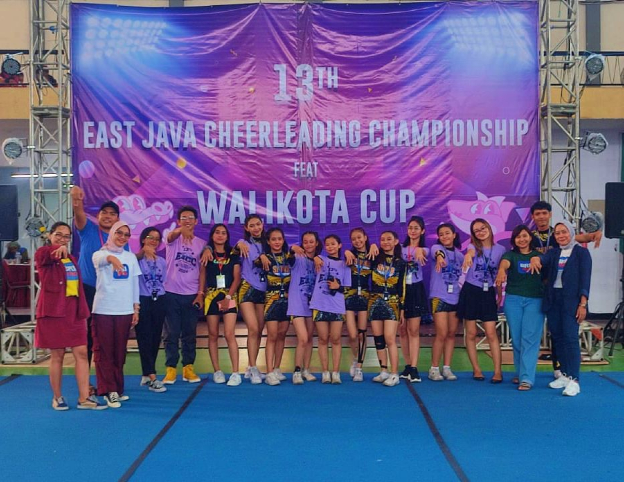 Kegiatan 13th East Java Cheerleading Championship feat Walikota Cup di GOR Pancasila Surabaya. Foto : BRI