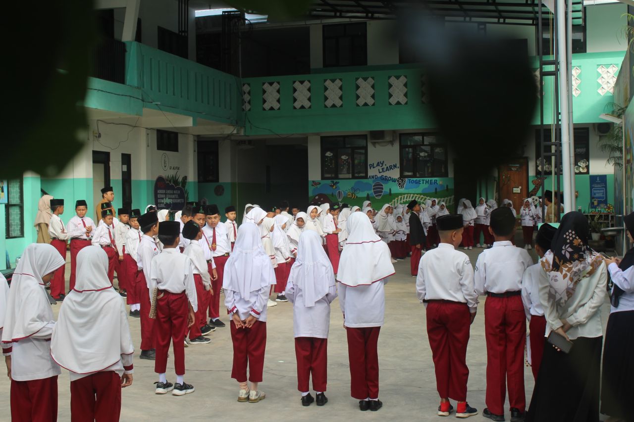 Suasana kegiatan di SD Alifya Bondowoso. (Foto: Jatimkini.com/ CR 01)