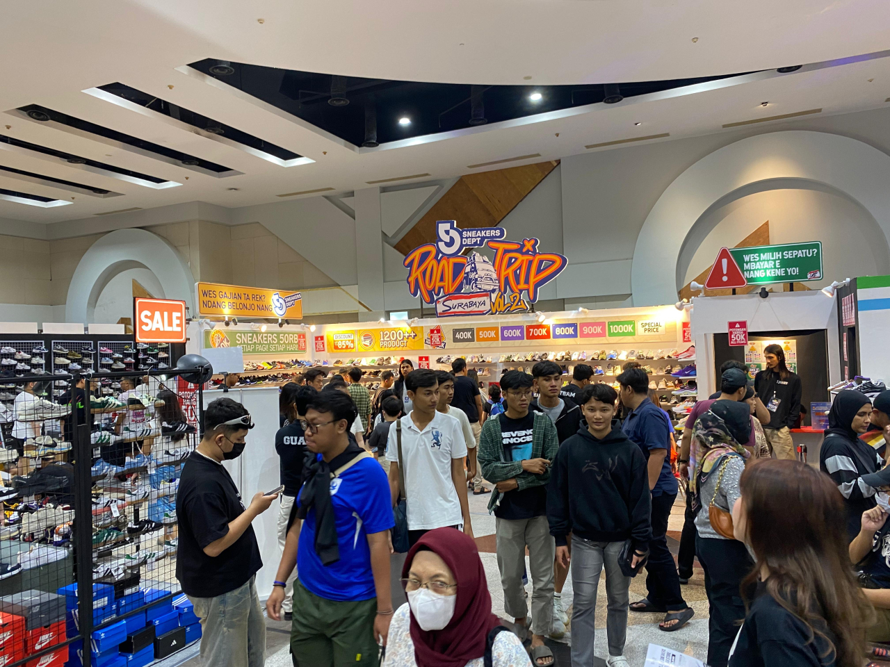 Suasana gelaran USS Downtown Market Surabaya 2024. Foto : BRI