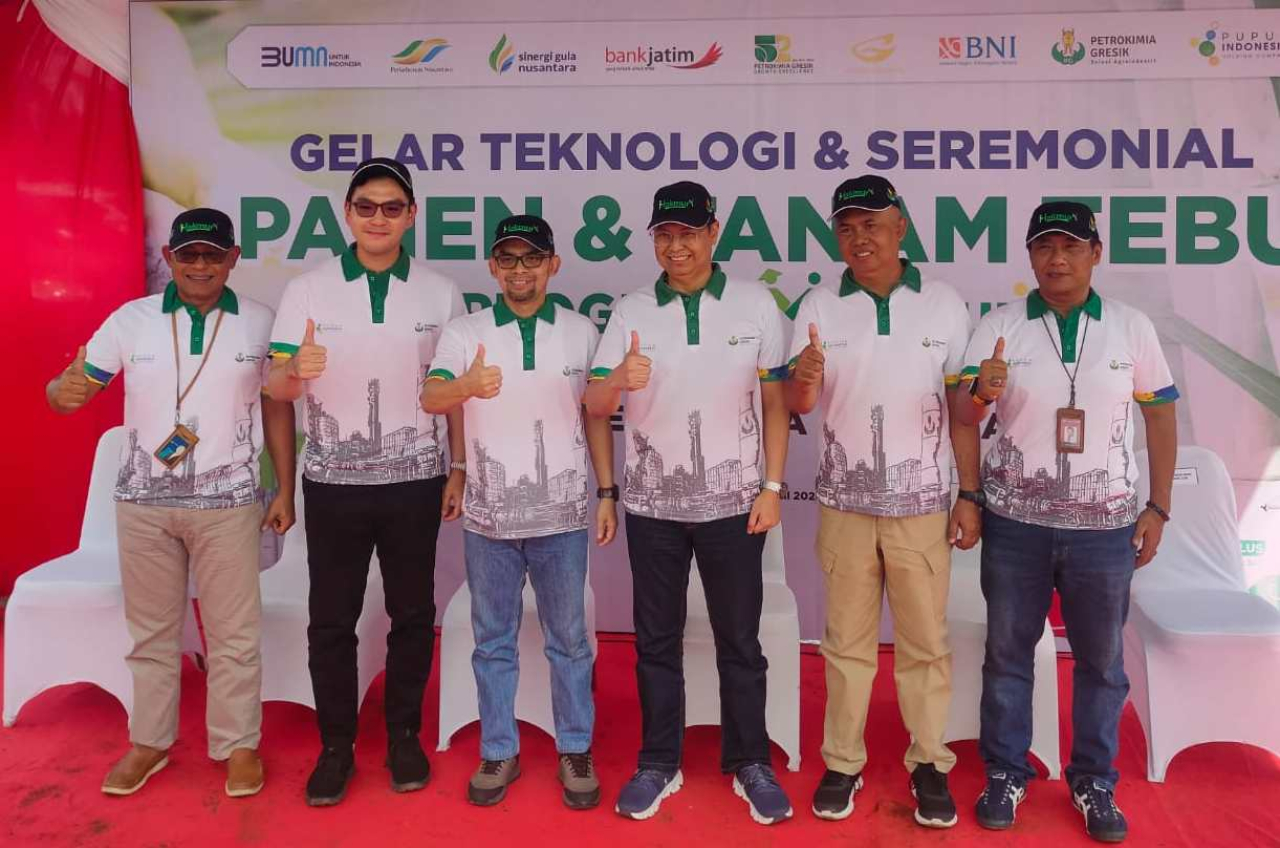 Kegiatan Gelar Teknologi & Seremonial Panen & Tanam Tebu di Bondowoso. Foto : SGN
