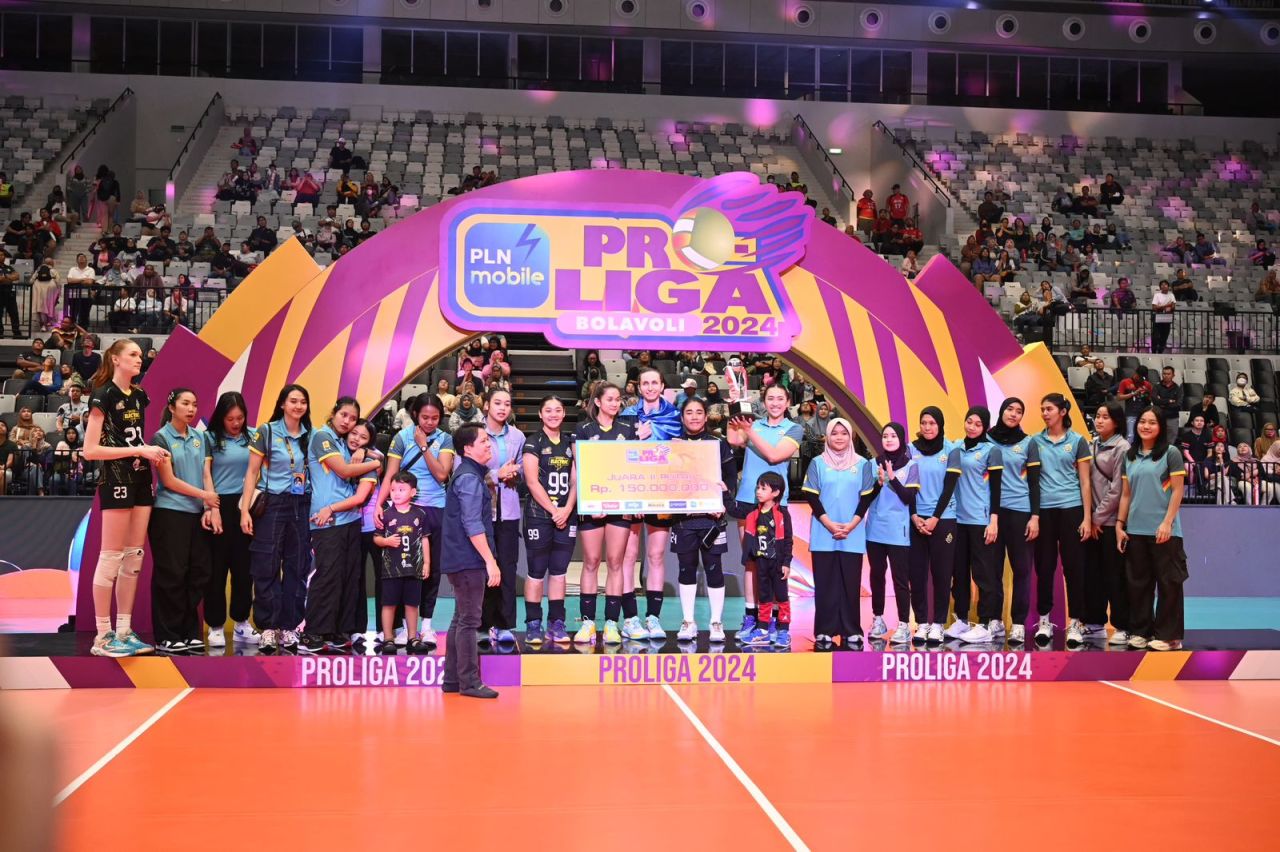 Jakarta Electric PLN menjadi runner up PLN Mobile Proliga 2024. (Foto: PLN for Jatimkini)