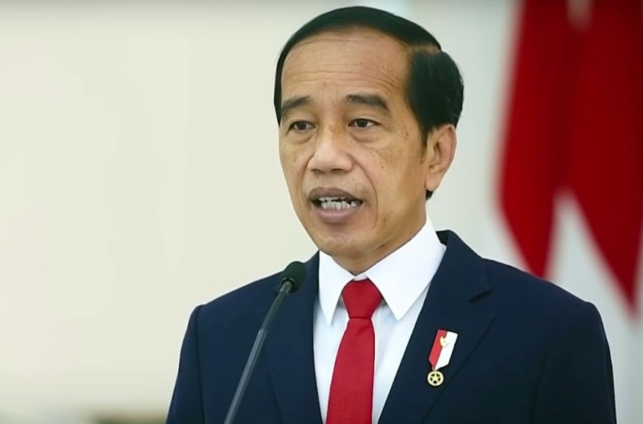 Presiden Joko Widodo (Jokowi) berkunjung ke Kota Surabaya guna meresmikan Konferensi dan Pameran Kelapa Internasional Ke-51 Tahun 2024. ( Foto : Setkab )
