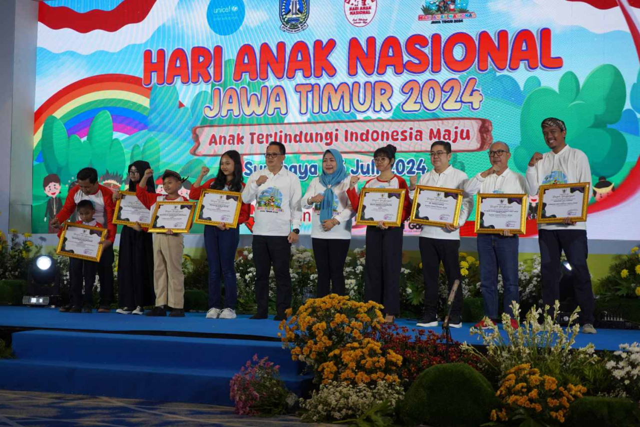 Perayaan Hari Anak Nasional di Jatim. Foto : BJTM