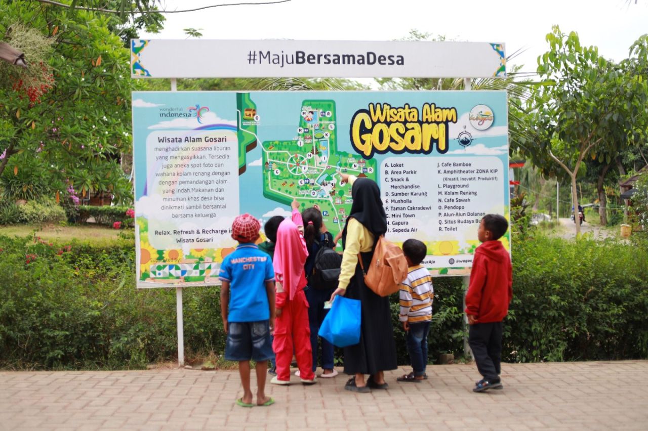 Wisata Alam Gosari jadi salah satu destinasi wisata desa di Kabupaten Gresik. (Foto: PLN for Jatimkini)