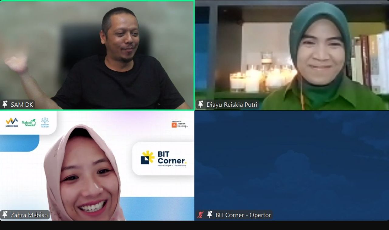 84 %  perusahaan telah menggunakan teknologi AI dalam menjalankan bisnisnya. Hal itu, diungkapkan dalam seminar Meeting Zoom  BIT Corner ( Foto : Dok BIT Corner for Jatimkini.com ) )