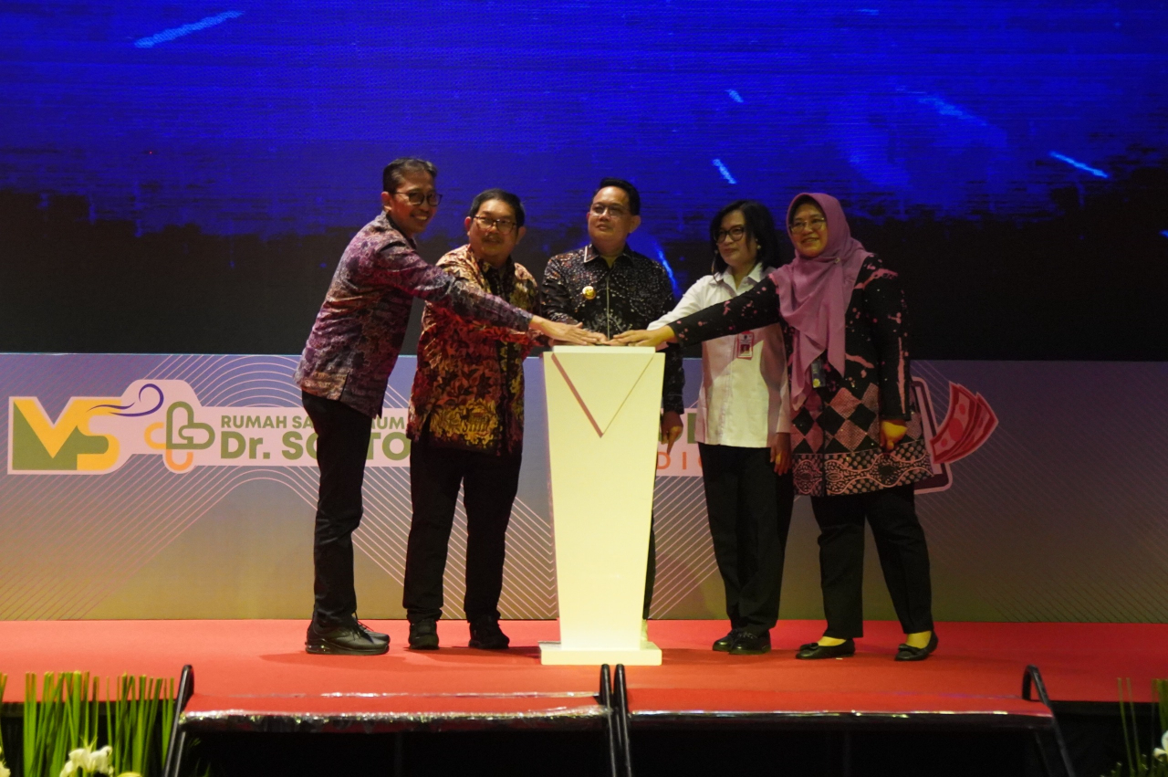 Kegiatan peluncuran Soetomo Digipay dan Simpra RSUD Dr Soetomo. Foto : Bank Jatim