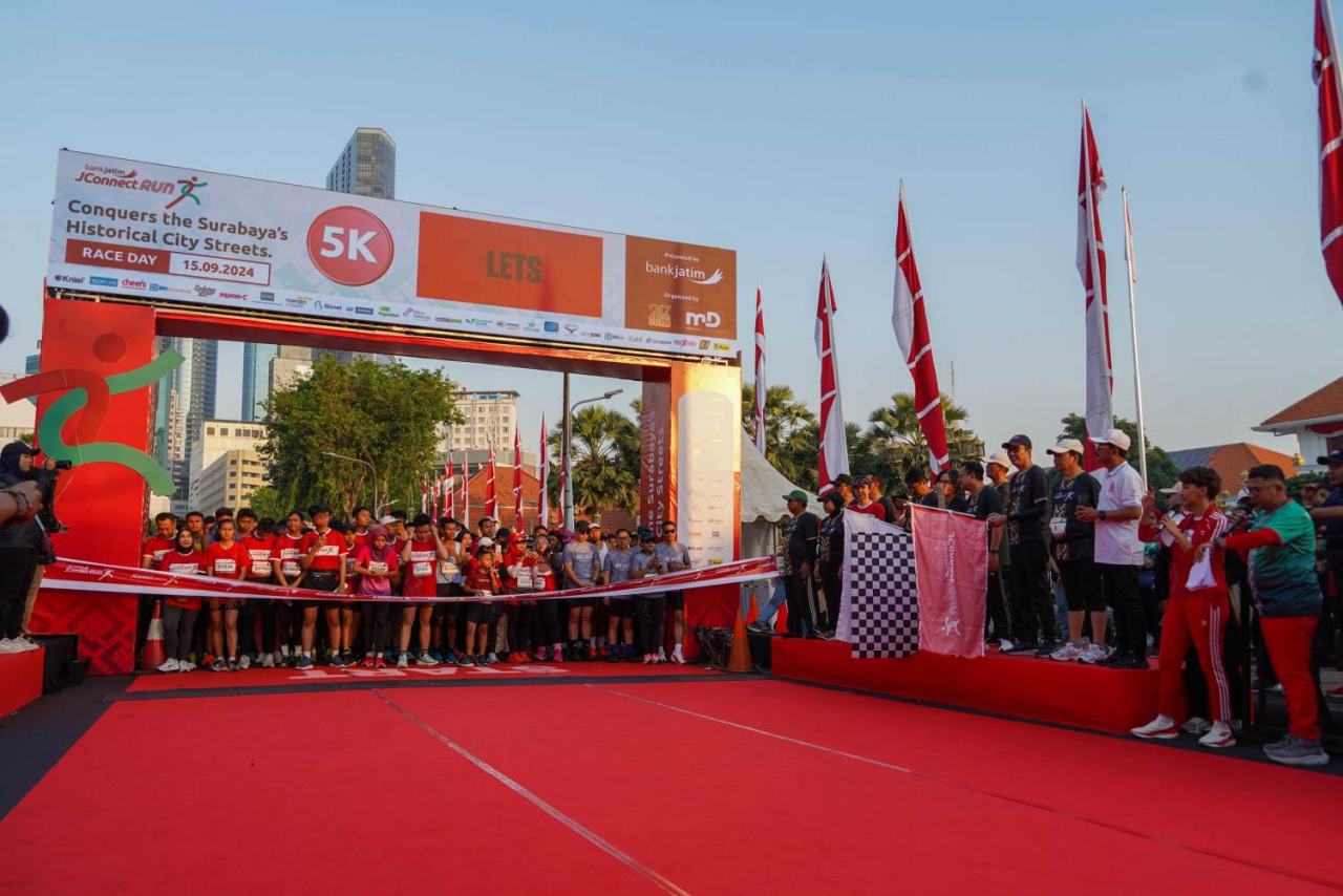 Gelaran Jconnect Run 2024 di Surabaya pada, Minggu (15/9/2024). Foto : BJTM