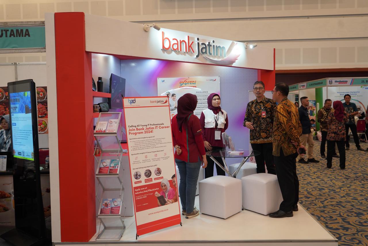 Bank Jatim beri dukungan kegiatan Job Fair Jatim 2024. Foto : BJTM