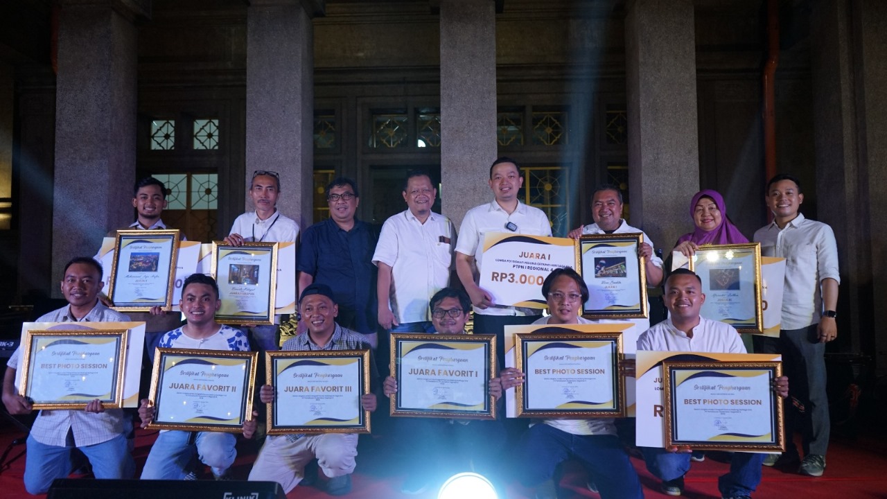awarding night dan pembukaan pameran fotografi pada Selasa (10/9/2024. Foto : PTPN I Reg 4