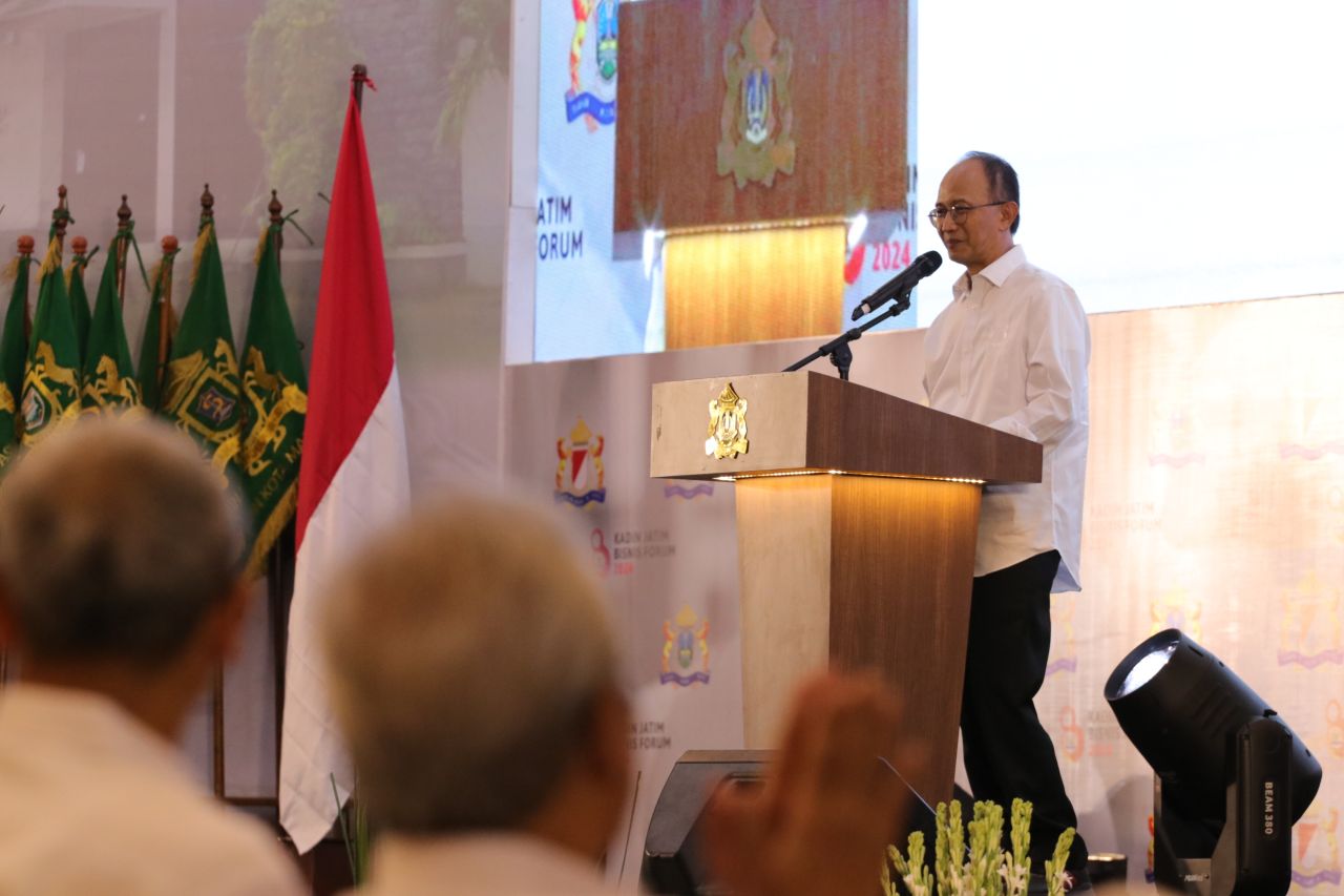 Ketua Kadin Jatim, Adik Dwi Putranto. (foto: Rochman Arief/jatimkini.com)