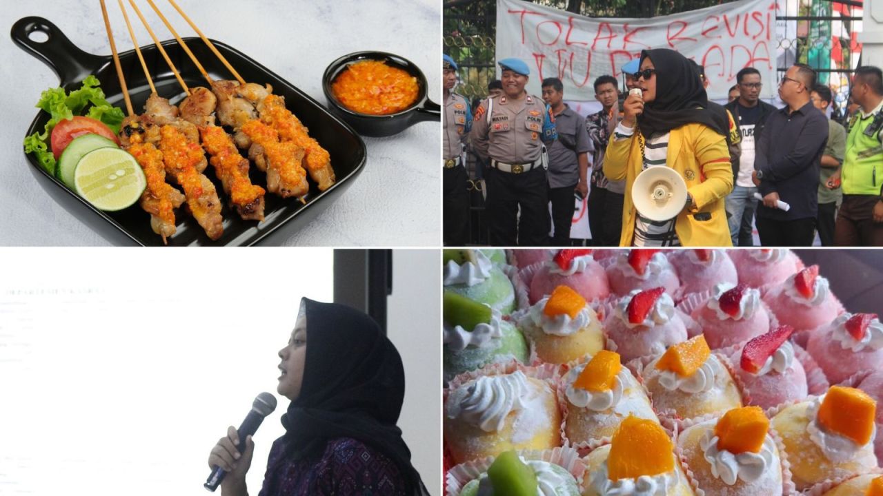Putri Triyana, mahasiswa Fakultas Hukum Universitas Suryakancana asal Cipanas, Cianjur, sukses membuka bisnis kuliner ( Foto: Istimewa )