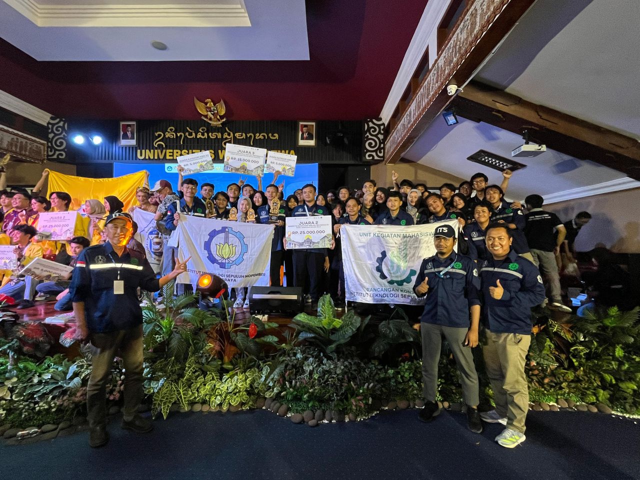 ITS kembali meraih empat penghargaan pada ajang Kontes Bangunan Gedung Indonesia (KBGI) 2024 (Foto : Dok ITS for Jatimkini.com)