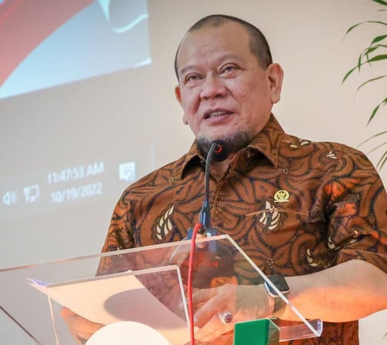 Anggota DPD RI Dapil Jawa Timur, AA LaNyalla Mahmud Mattalitti secara tegas mengatakan, Ditjen Pajak tidak main todong ( Foto : Dok. Jatimkini.com )