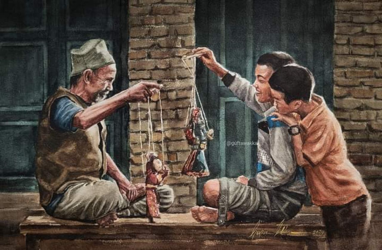 Ilustrasi: Lukisan karya Guf Tawakal