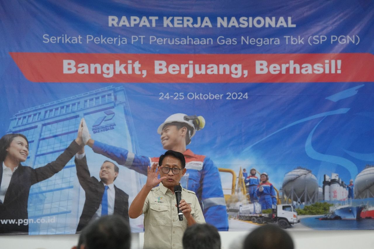 ony Setyo Boedi Hoesodo selaku Komisaris Independen PGN turut hadir dalam Rakernas SP PGN 2024, (24/10/2024). Foto : PGN
