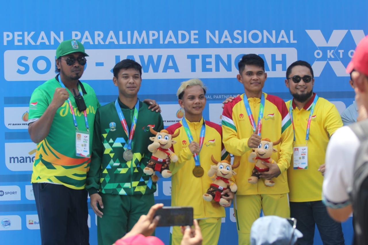 Kontingen Jatim berhasil naiki peringkat sebelumnya berada 12 kini menjadi posisi ke 8 ( Foto : Dok. Jatimkini.com)