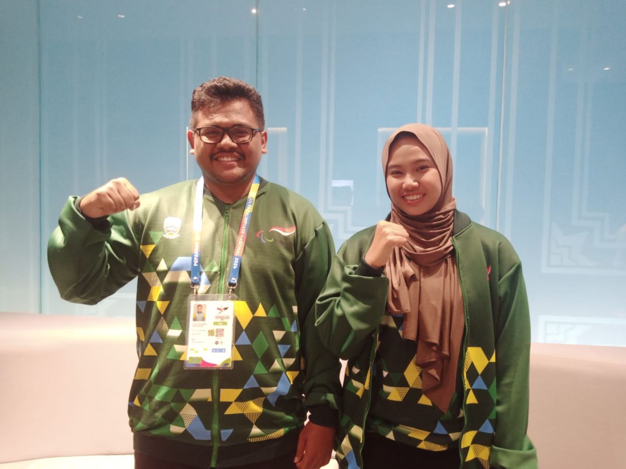 Atlet para Judo asal  Jawa Timur (Jatim), Tony Ricardo Mantolas merasa optimis mampu meraih medali emas di ajang  Peparnas 2024 (Foto: Jatimkini.com/Ali Topan)
