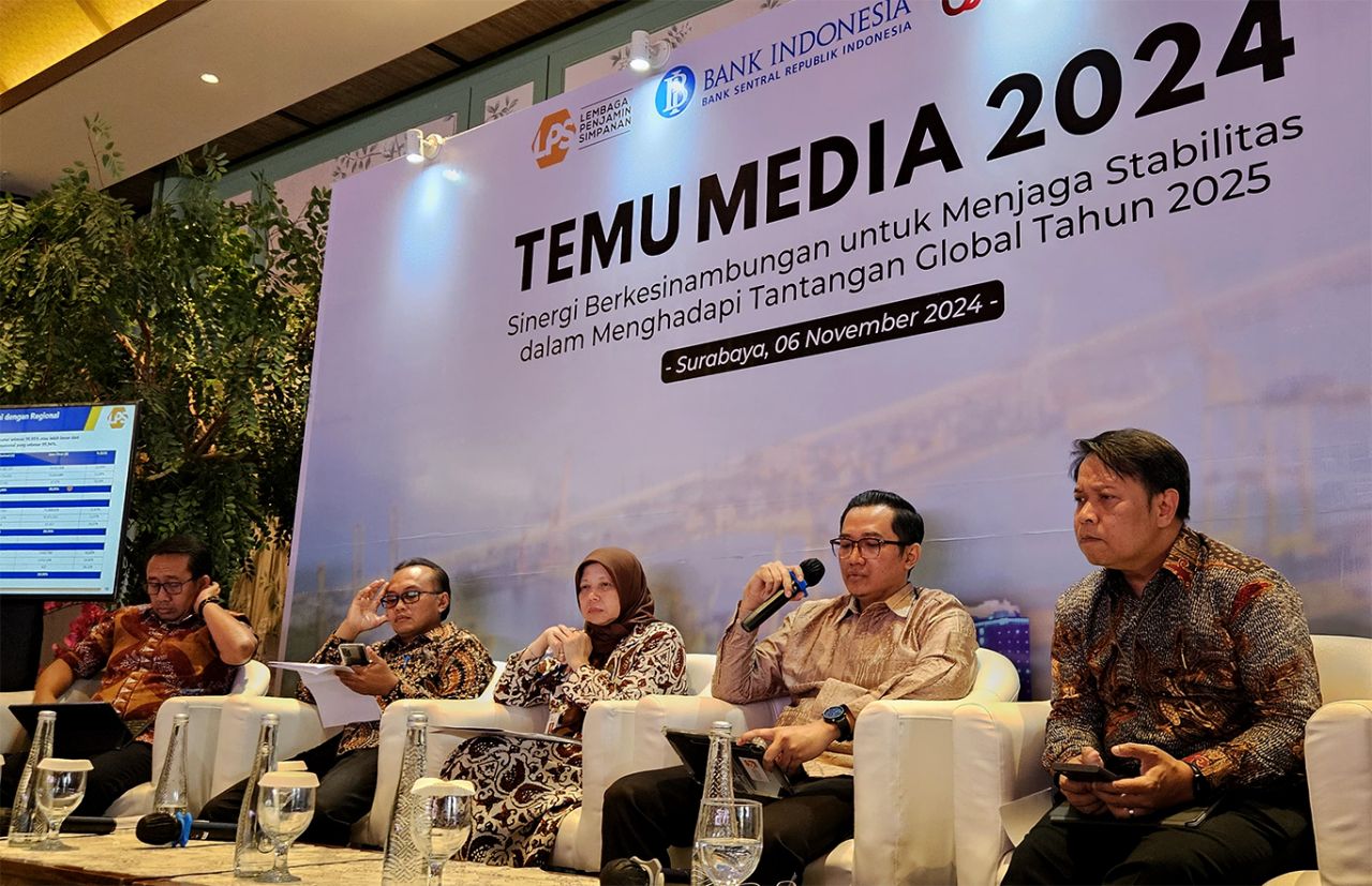 Pertumbuhan ekonomi Jatim triwulan ketiga termoderasi net ekspor namun kinerja industri jasa keuangan masih positif. (Foto: Rochman Arief/jatimkini.com)