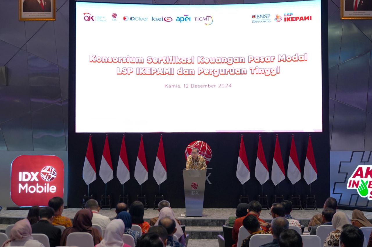BEI dan LSP IKEPAMI memandang penting sertifikasi profesi bidang pasar modal guna meningkatkan literasi dan jumlah investor. Foto: BEI for jatimkini.com