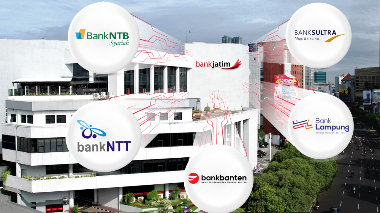 Ilustrasi, gedung kantor pusat Bank Jatim di Surabaya. Foto : BJTM