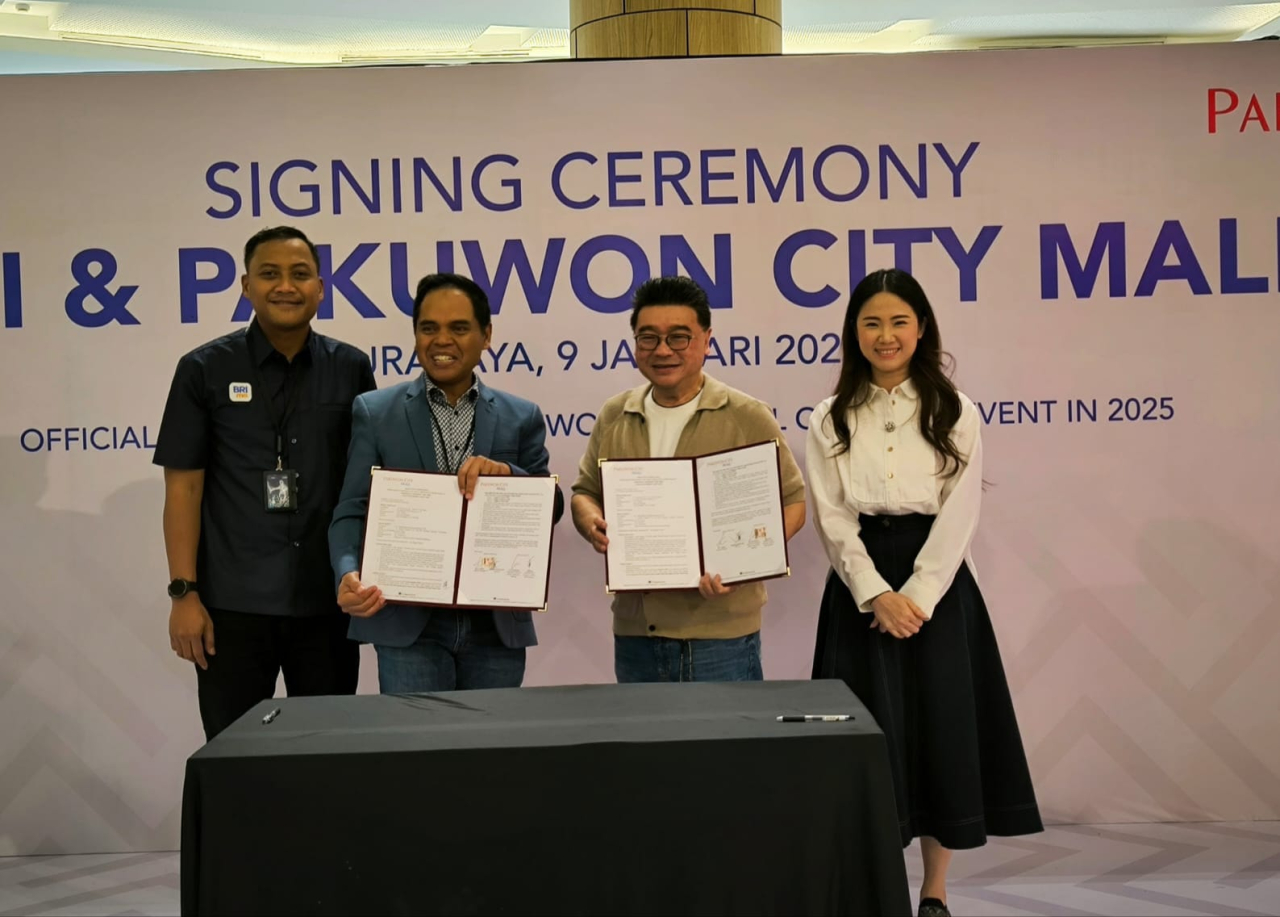 Penandatanganan MoU BRI RO Surabaya dengan Pakuwon City Mall Surabaya. Foto : BRI