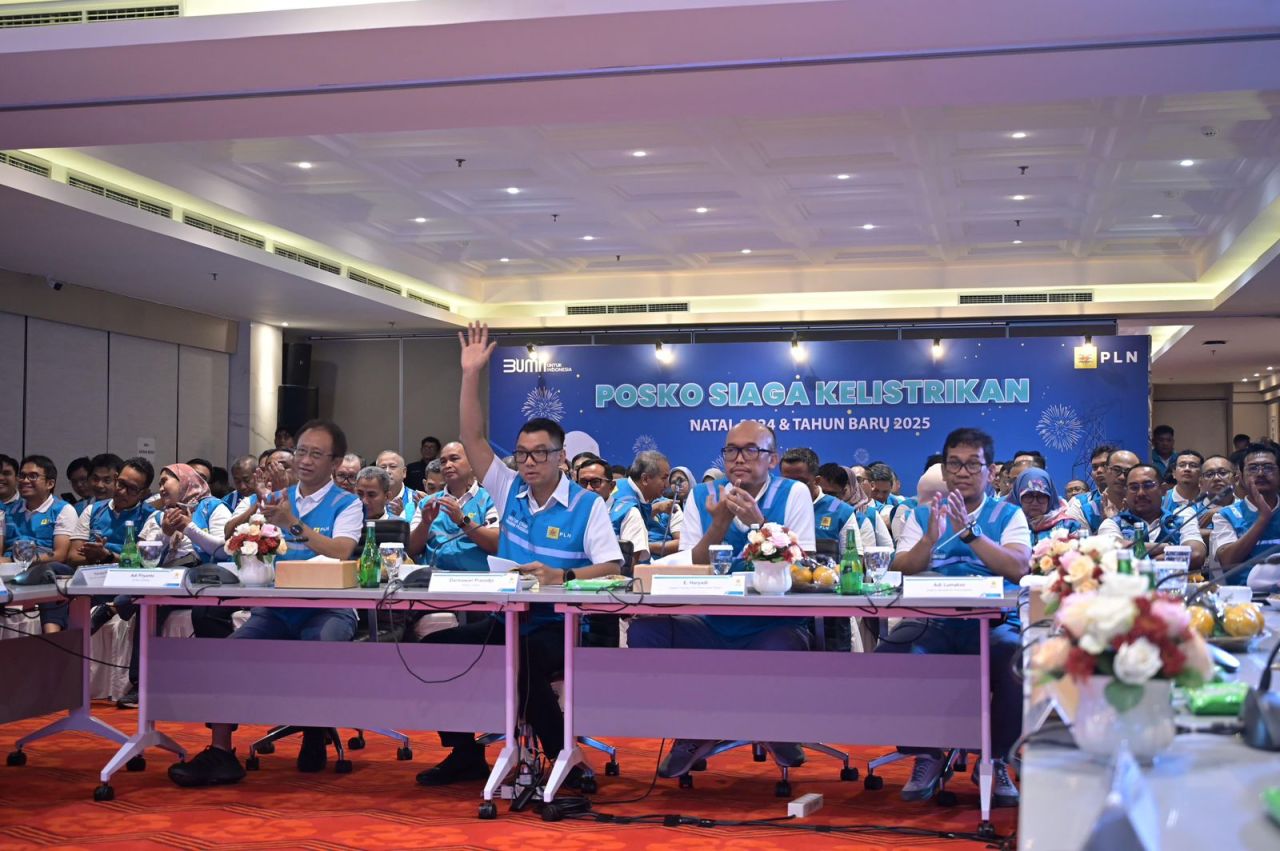 Dirut PT PLN (Persero) Darmawan Prasodjo Pimpin Siaga keandalan pasokan listrik Pergantian Tahun. (Foto: PLN for Jatimkini)