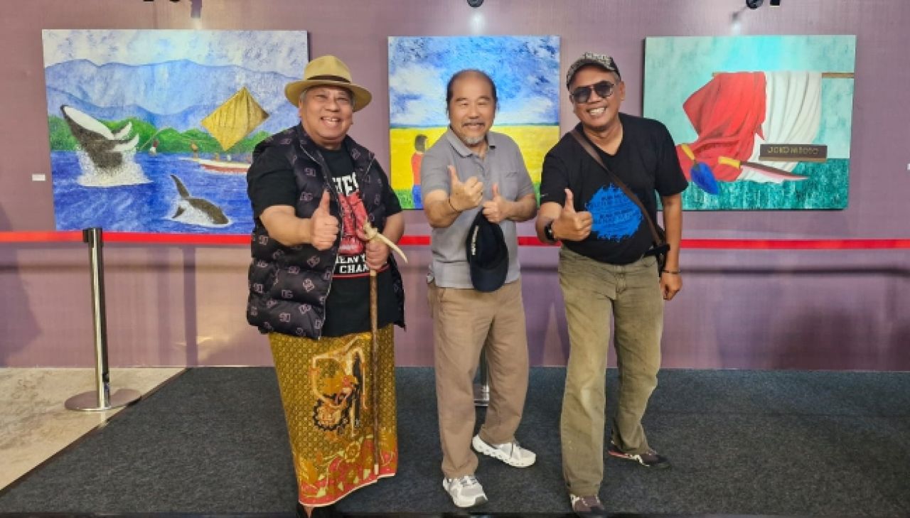 Ki-ka: Prof. Bambang Tjahjadi, Mr. Jogger dan Eko Bening. ( Foto: Istimewa )