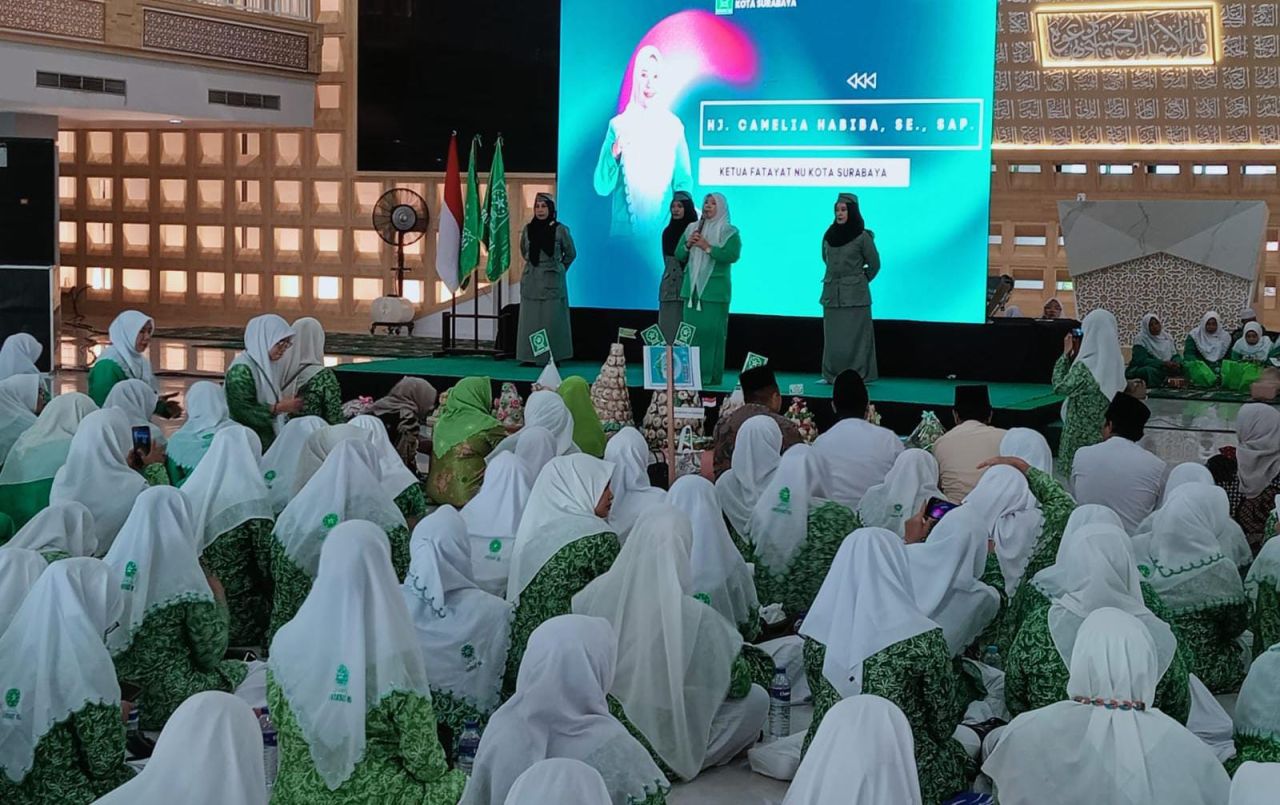 PC Fatayat NU terus memperkuat organisasi dan perluas jaringan kader Fatayat NU.( Foto : Madji for Jatimkini.com )