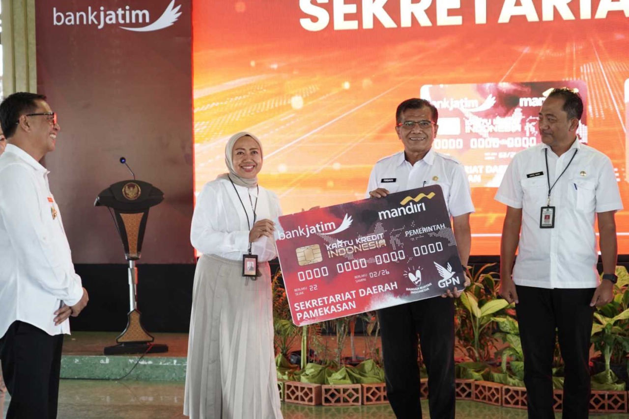 Peluncuran KKI Bank Jatim untuk Pemkab Pamekasan. Foto : BJTM