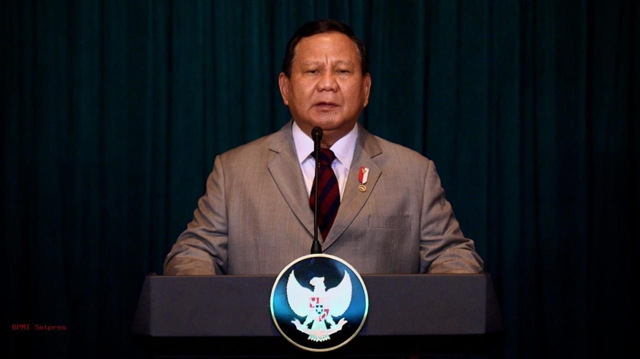 Presiden RI Prabowo Subianto konsisten mendorong penyelesaian konflik Gaza melalui jalur diplomasi.  ( foto : Istimewa )