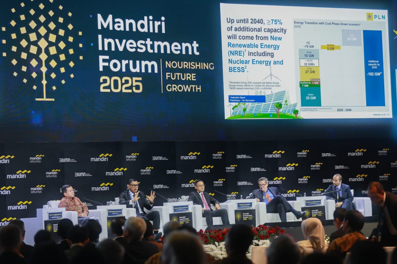 Suasana agenda Mandiri Investment Forum di Jakarta pada Selasa (11/2). (Foto: PLN for Jatimkini)