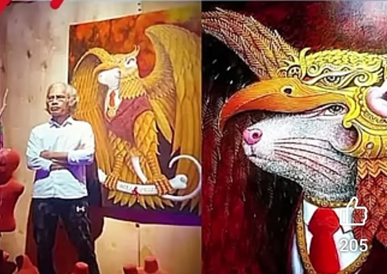 Ilustrasi Tikus Dalam Garuda karya Rochyat