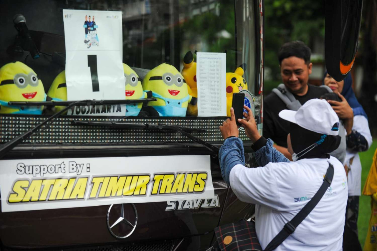 Persiapan program Mudik Gratis PTPN bersama BUMN. Foto : PTPN I Regional 5