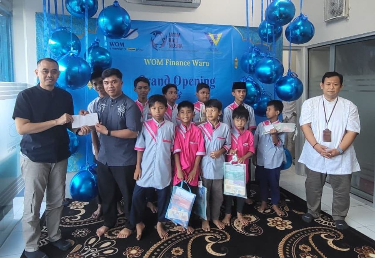 PT Wahana Ottomitra Multiartha Tbk (WOM Finance), Kota Sidoarjo, menempati Kantor Cabang baru di Ruko Gateway Blok B-18, Jalan Raya Waru, Sidoarjo. Foto: ist