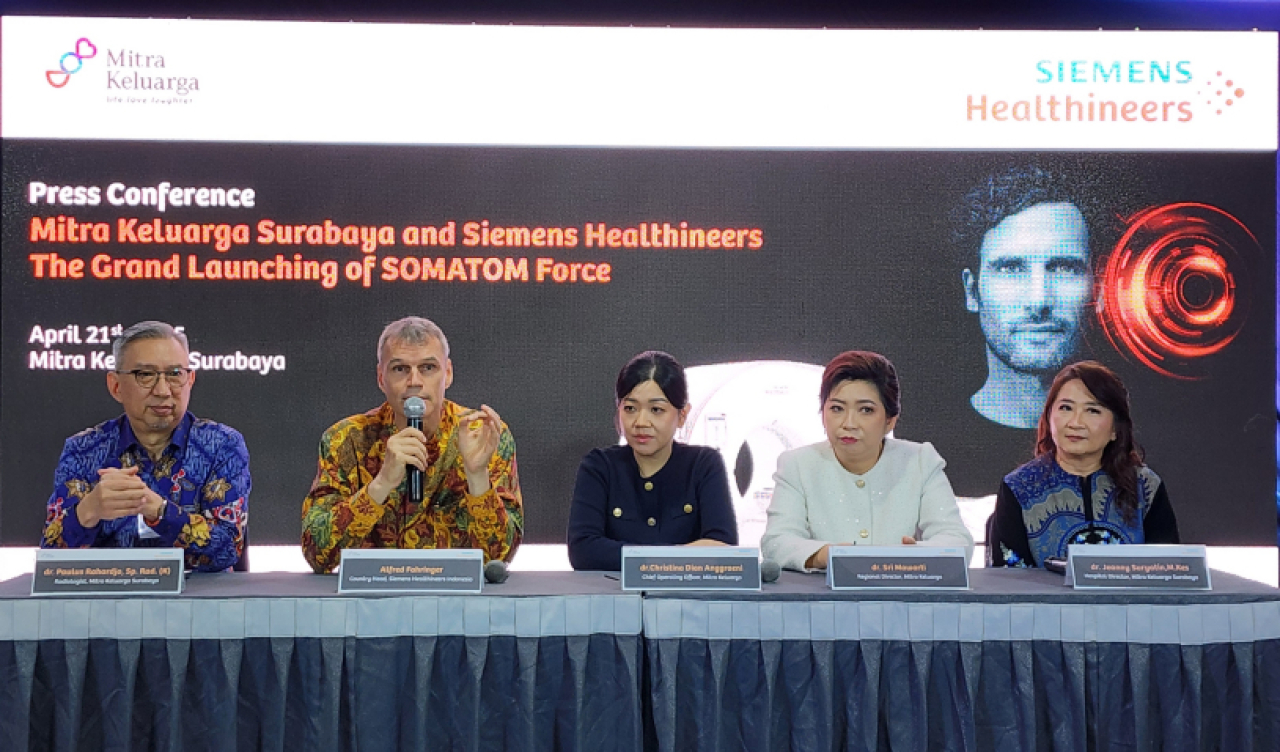 Press conference peluncuran SOMATOM Force, teknologi CT Scan terbaru milik RS Mitra Keluarga. Foto : Peni Widarti