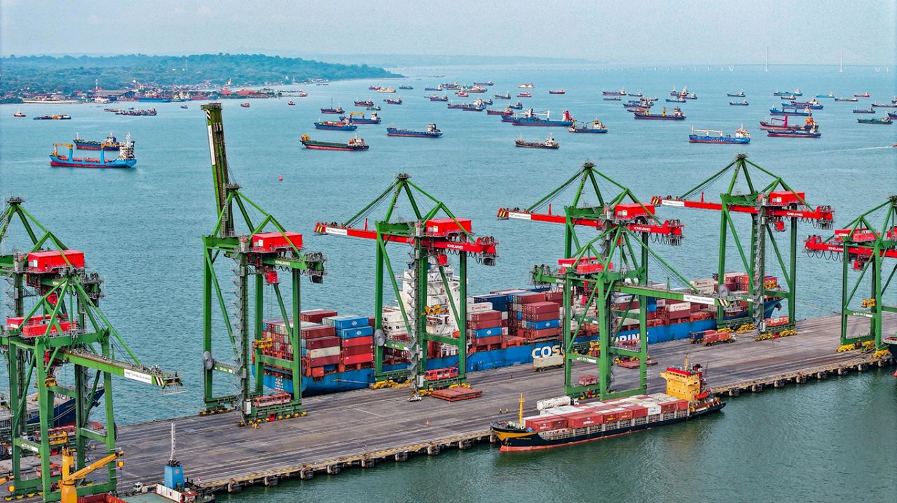 Terminal Teluk Lamong menunjukkan kinerja positif sepanjang triwulan pertama 2025. (Foto: TTL for jatimkini.com)
