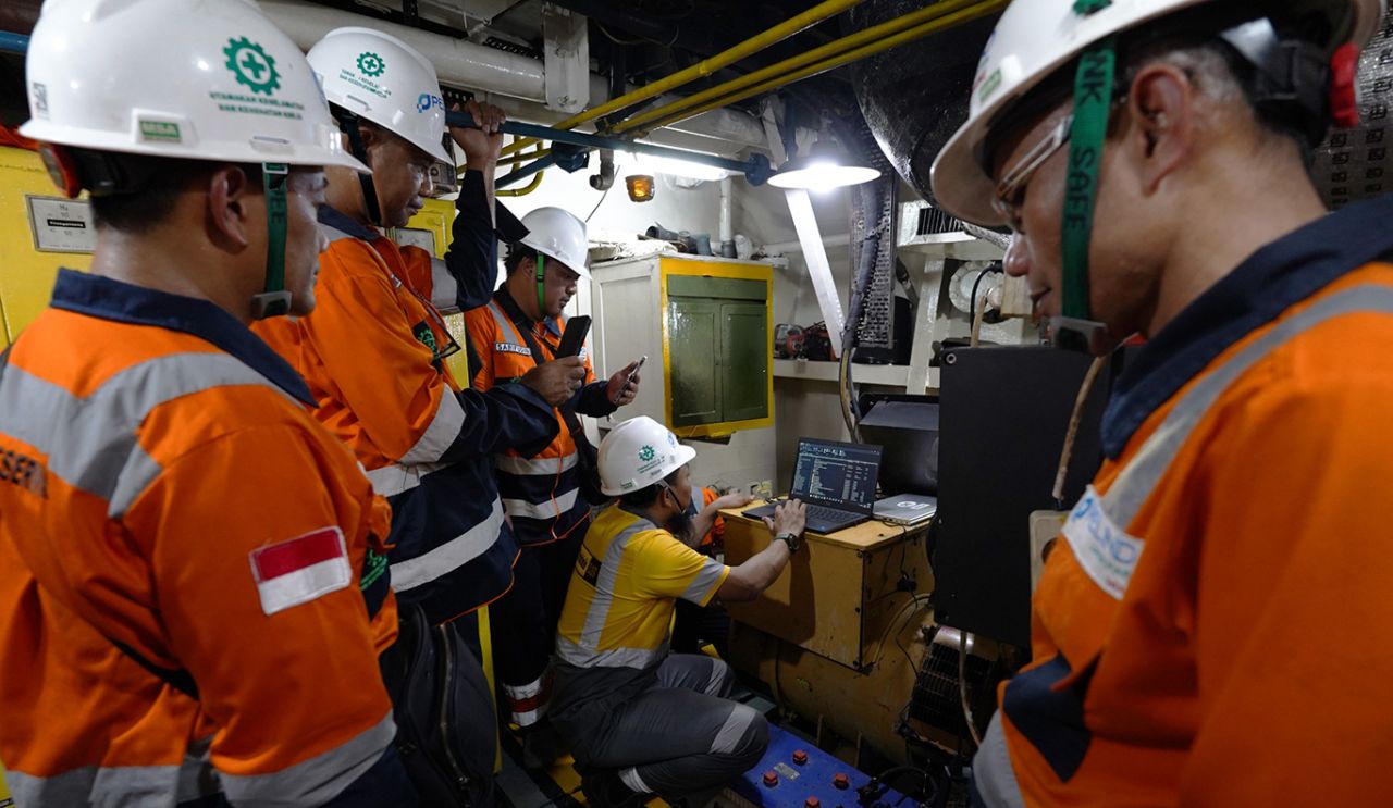 PMS menggelar pelatihan advance ship maintenance untuk meningkatkan keselamatan operasional laut. (foto: PMS for jatimkini.com)