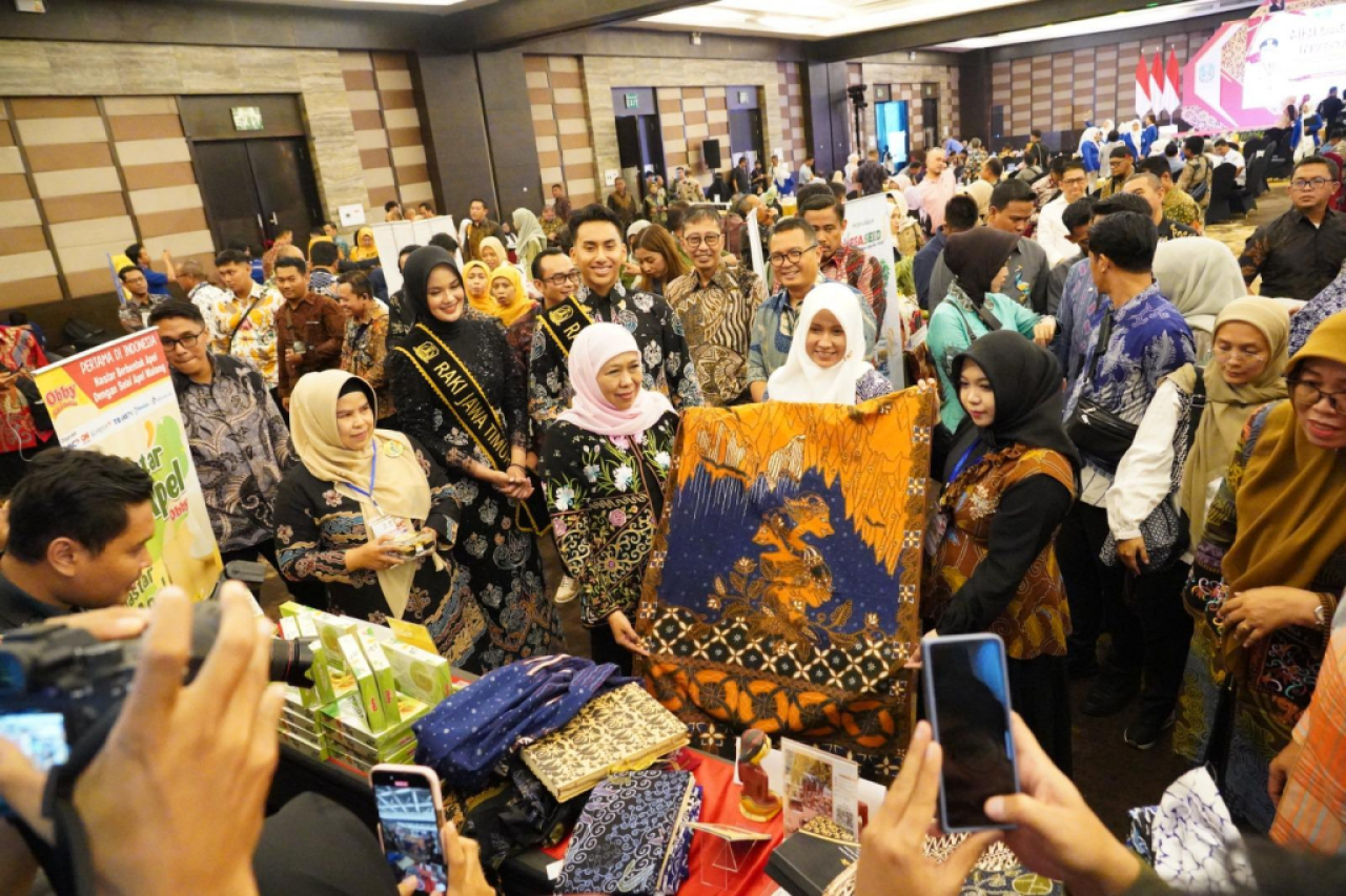 Suasana kegiatan misi dagang antara Jatim dengan Kaltim di Balikpapan. Foto : Bank Jatim
