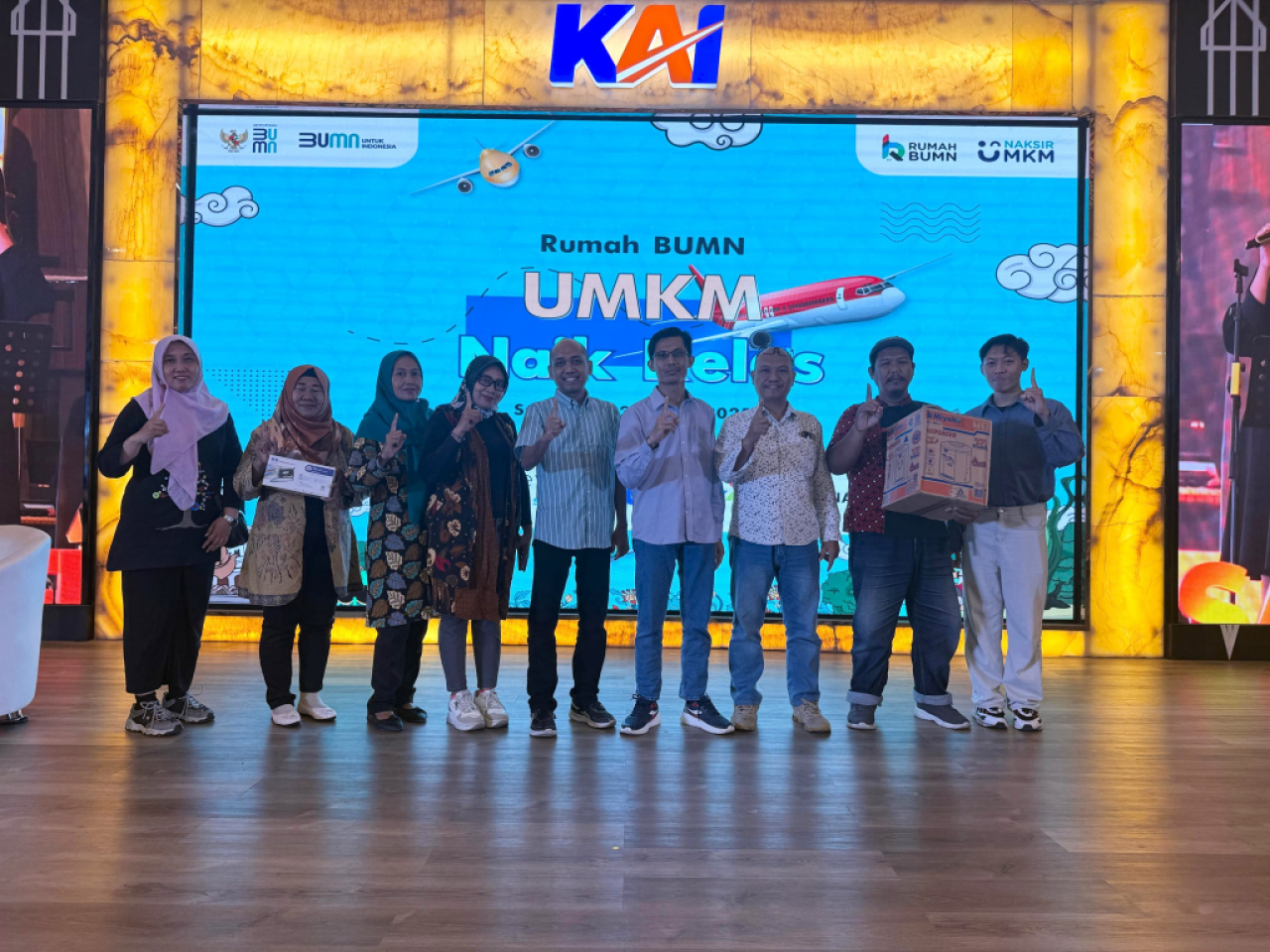BUMN memberikan dukungan bagi UMKM agar naik kelas. Foto : PTPN I Regional 4 naik kelas