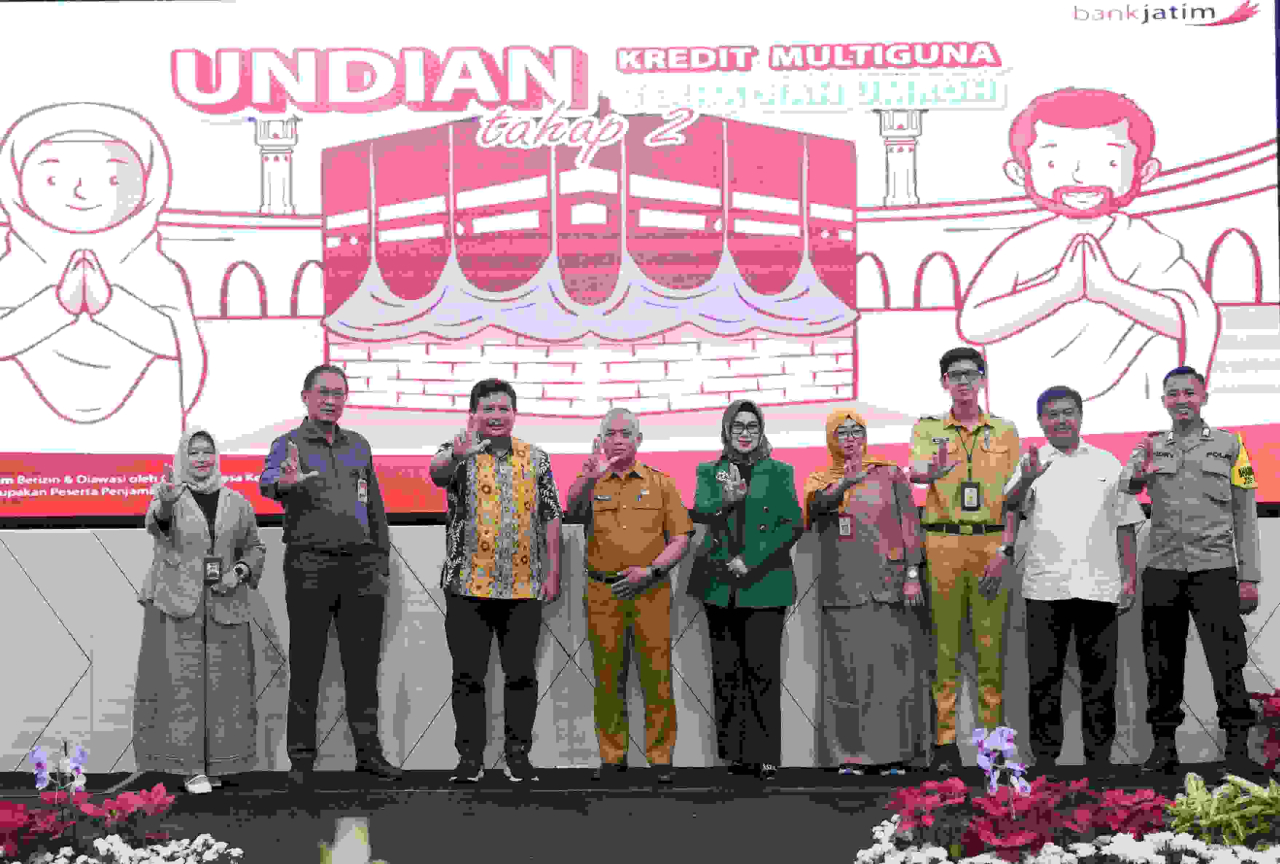 Kegiatan pengundian kredit multiguna Bank Jatim. Foto : BJTM