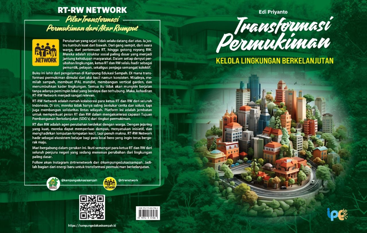 Cover buku Transformasi Permukiman: Kelola Lingkungan Berkelanjutan.