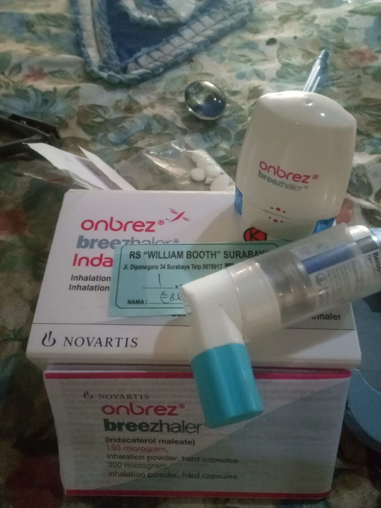Obat penyakit paru-paru yang diberikan RS. William Booth Surabaya untuk pasien bernama Bang Jo (Foto: Rokimdakas for Jatimkini.com )