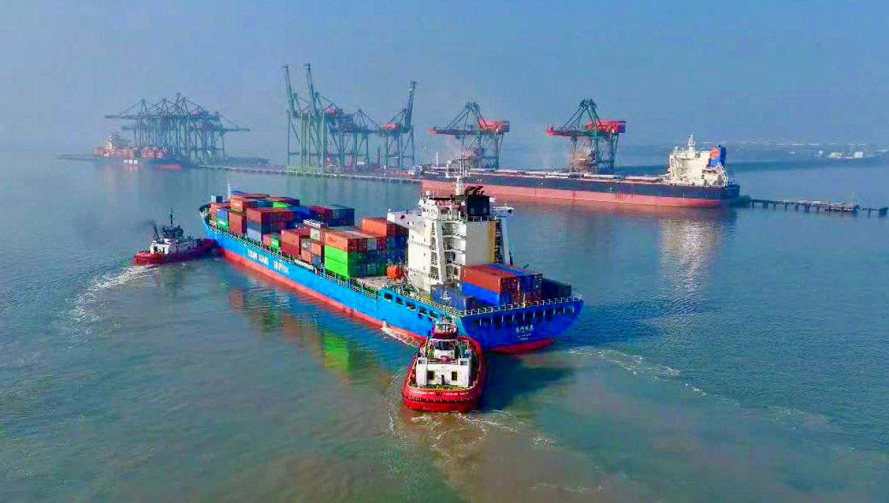 TTL mendapat kepercayaan melayani pelayaran baru dari Surabaya-Pakistan di akhir Mei 2025 lalu. (Foto: TL for jatimkini.com)