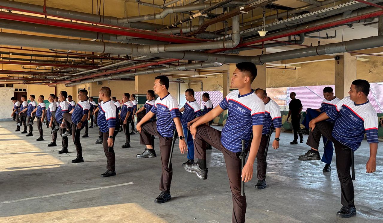 Pelindo Daya Sejahtera meningkatkan kompetensi dan awareness tenaga keamanan di pelabuhan sebagai objek vital nasional. (Foto: PDS for jatimkini.com)