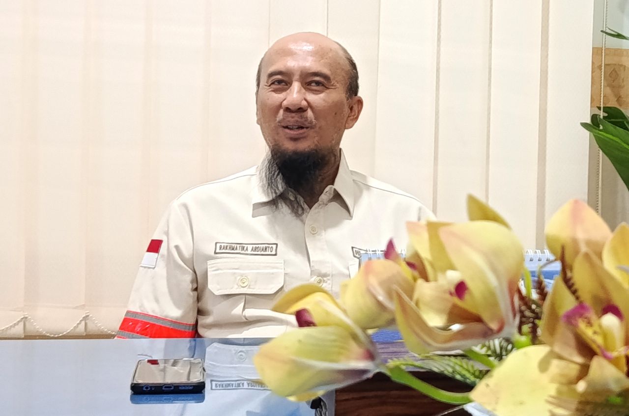Direktur Operasional Dharmat Lautan Utama, Rakhmatika Ardianto. (foto: Rochman Arief/jatimkini.com)