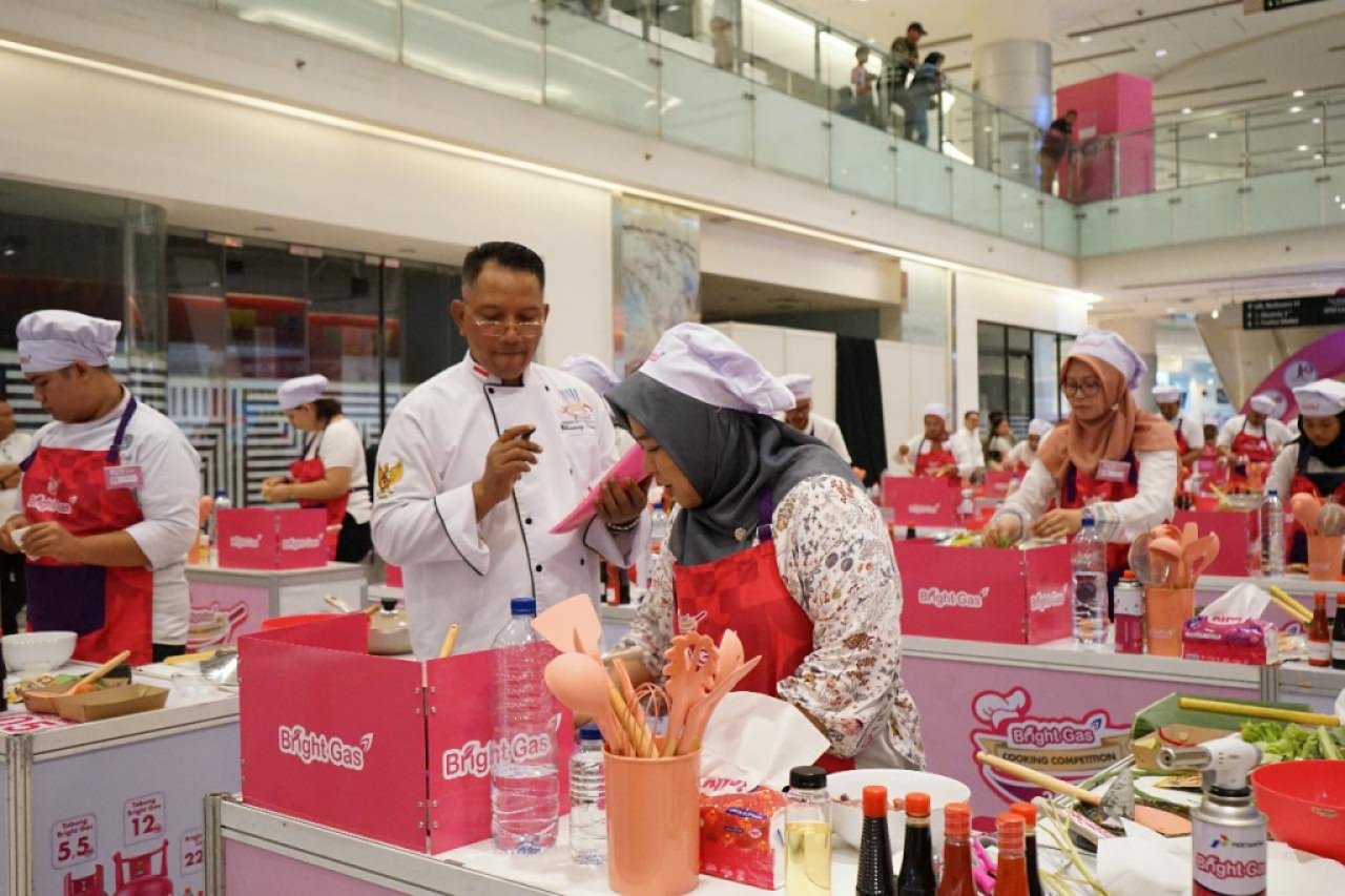 Kegiatan Bright Gas Cooking Competition. Foto : Pertamina